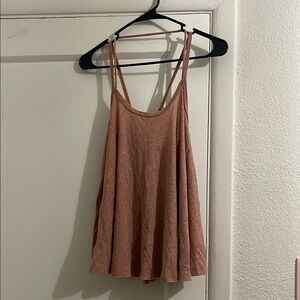 Pink strappy FREE PEOPLE tank top
